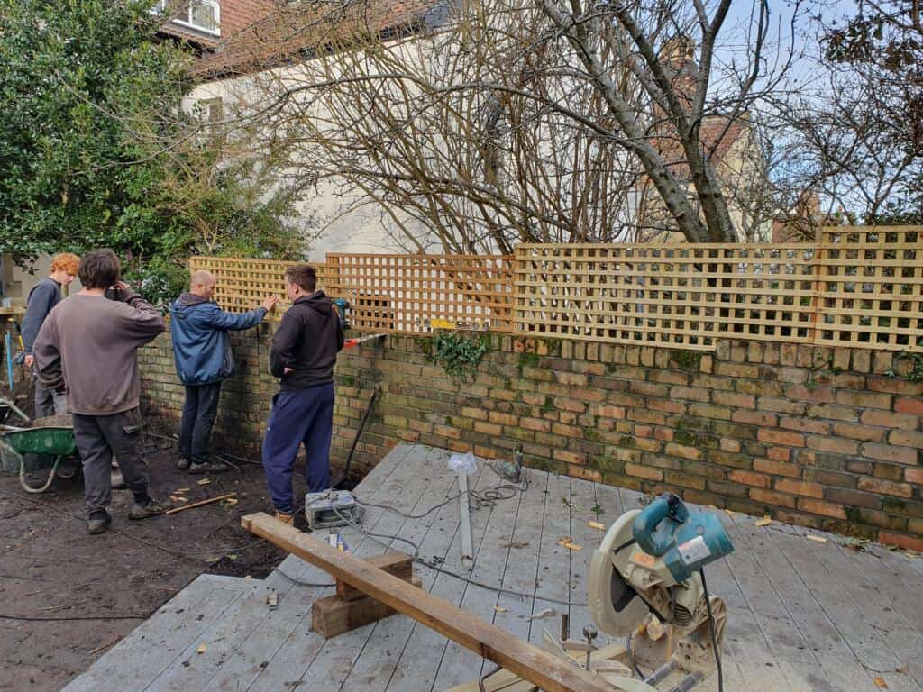 Composite Decking with Trellis-12