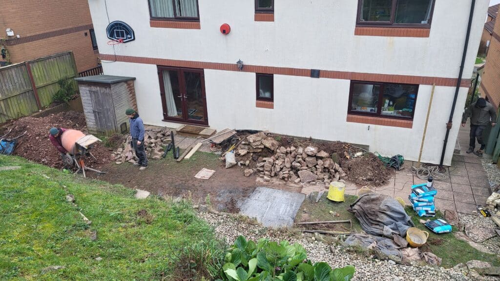 Steep Hillside Garden