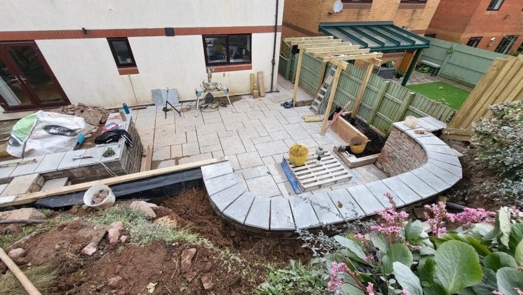 Steep Hillside Garden