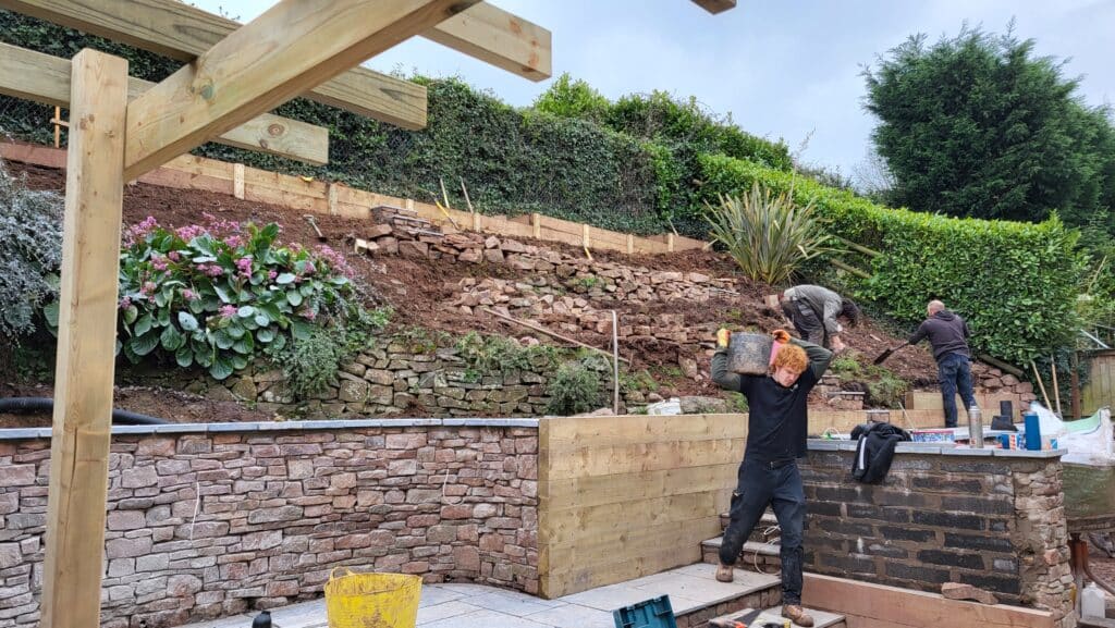 Steep Hillside Garden