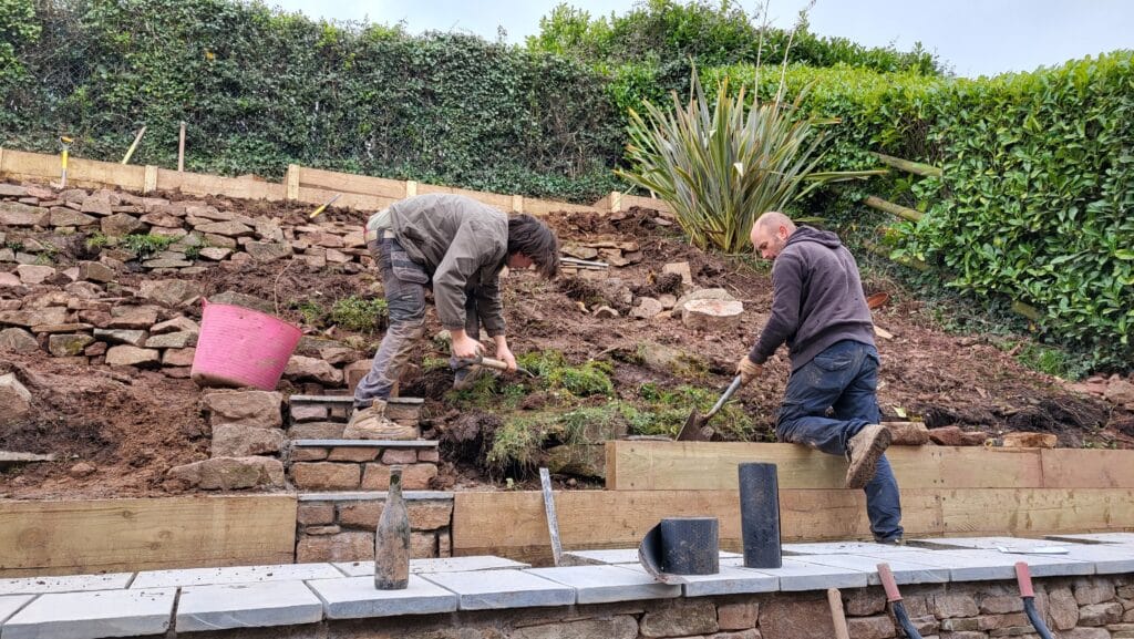 Steep Hillside Garden